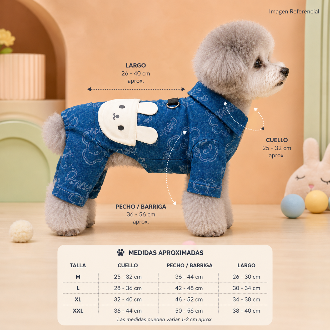 Bunny Denim- Ropa para perros