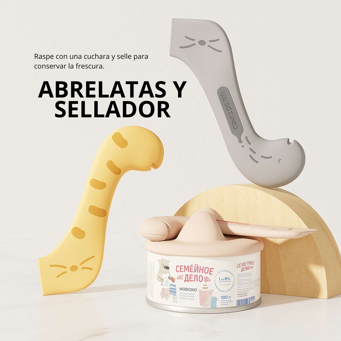 FlexiDuo - Abrelatas y sellador para Mascotas
