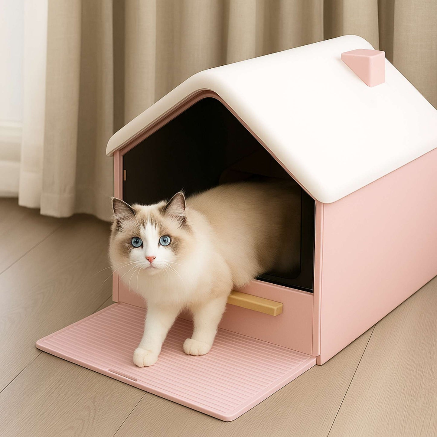 MiauHaus - Casa arenero cerrado para gatos