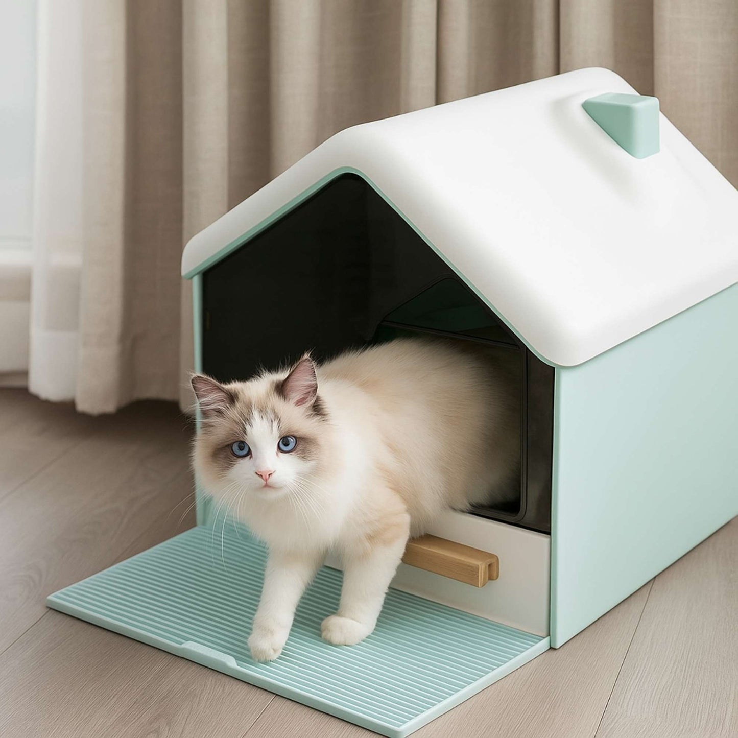 MiauHaus - Casa arenero cerrado para gatos