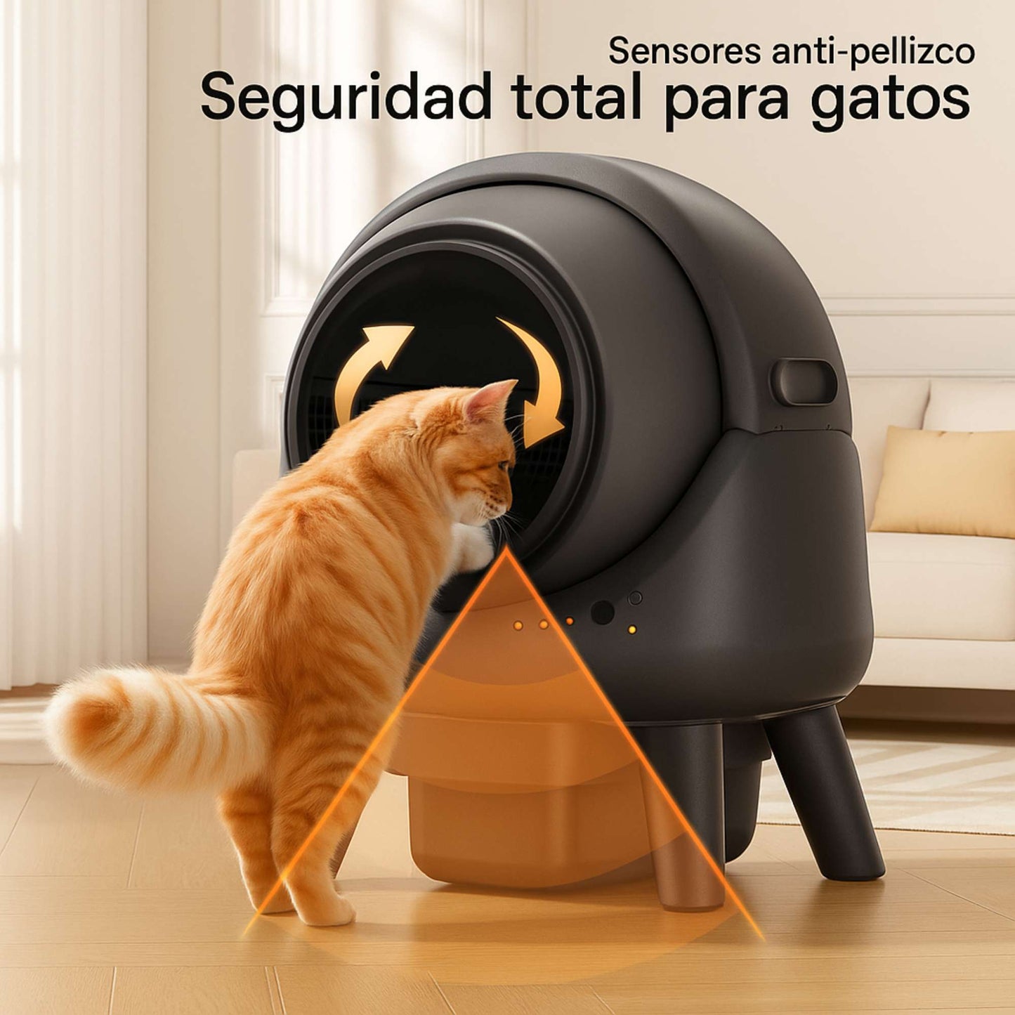 OrbitPet - Arenero Smart Autolimpiante para Gatos