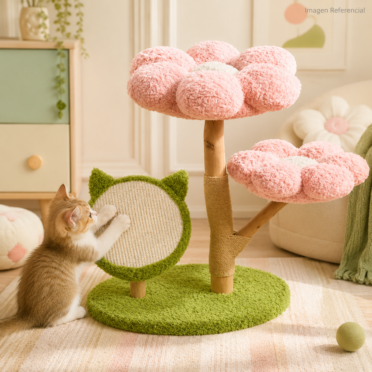 ☁️ Nube de Pétalos- Para gatos