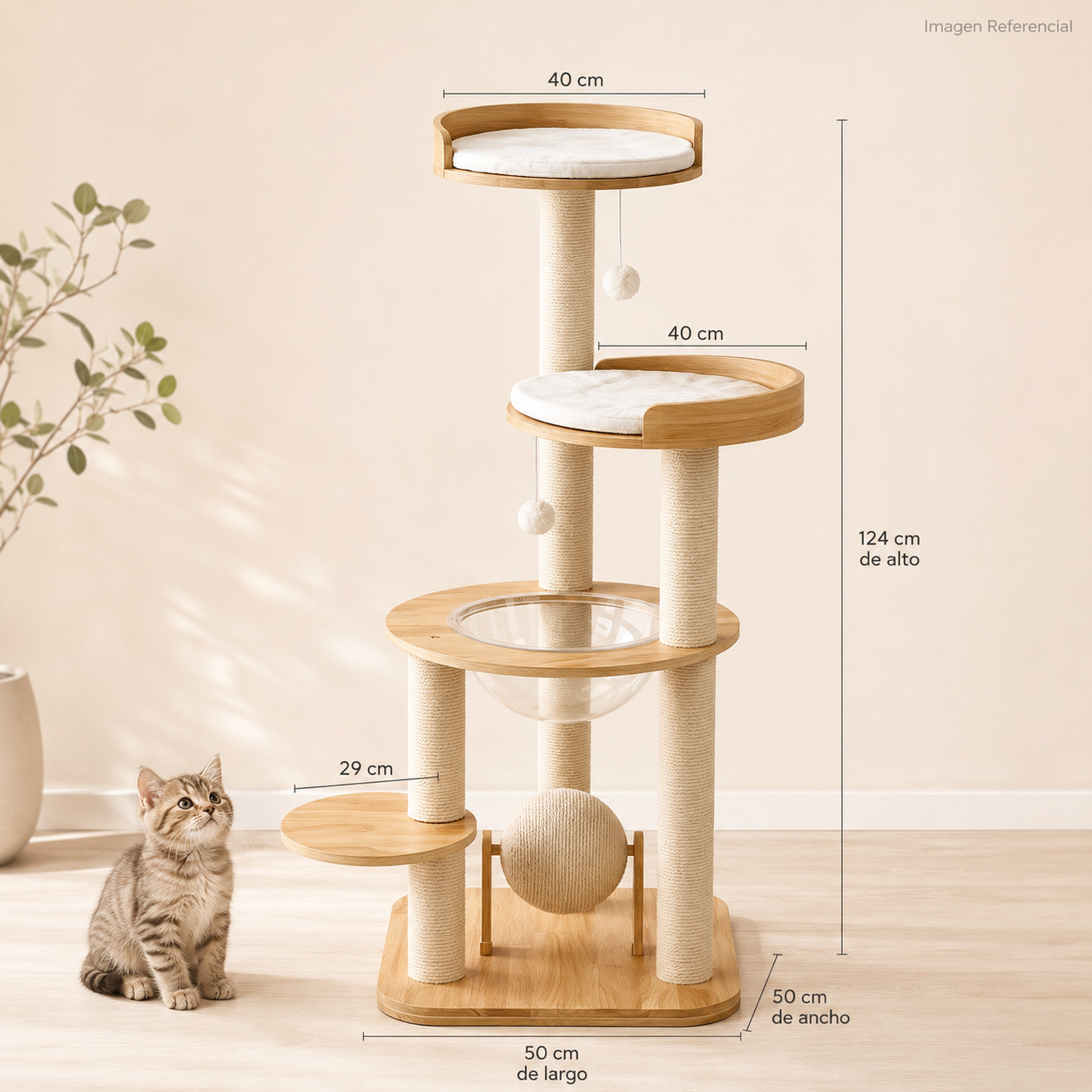 Michi Altura- Cama para gatos