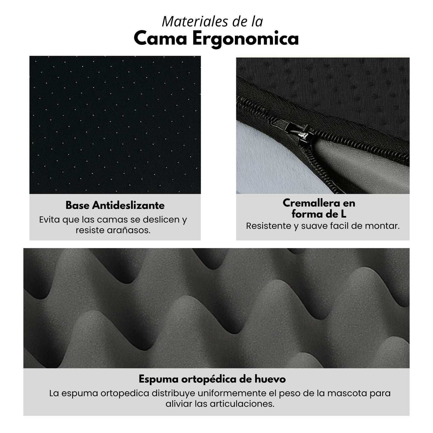 Ergo Bed - Cama Ergonómica para Perros