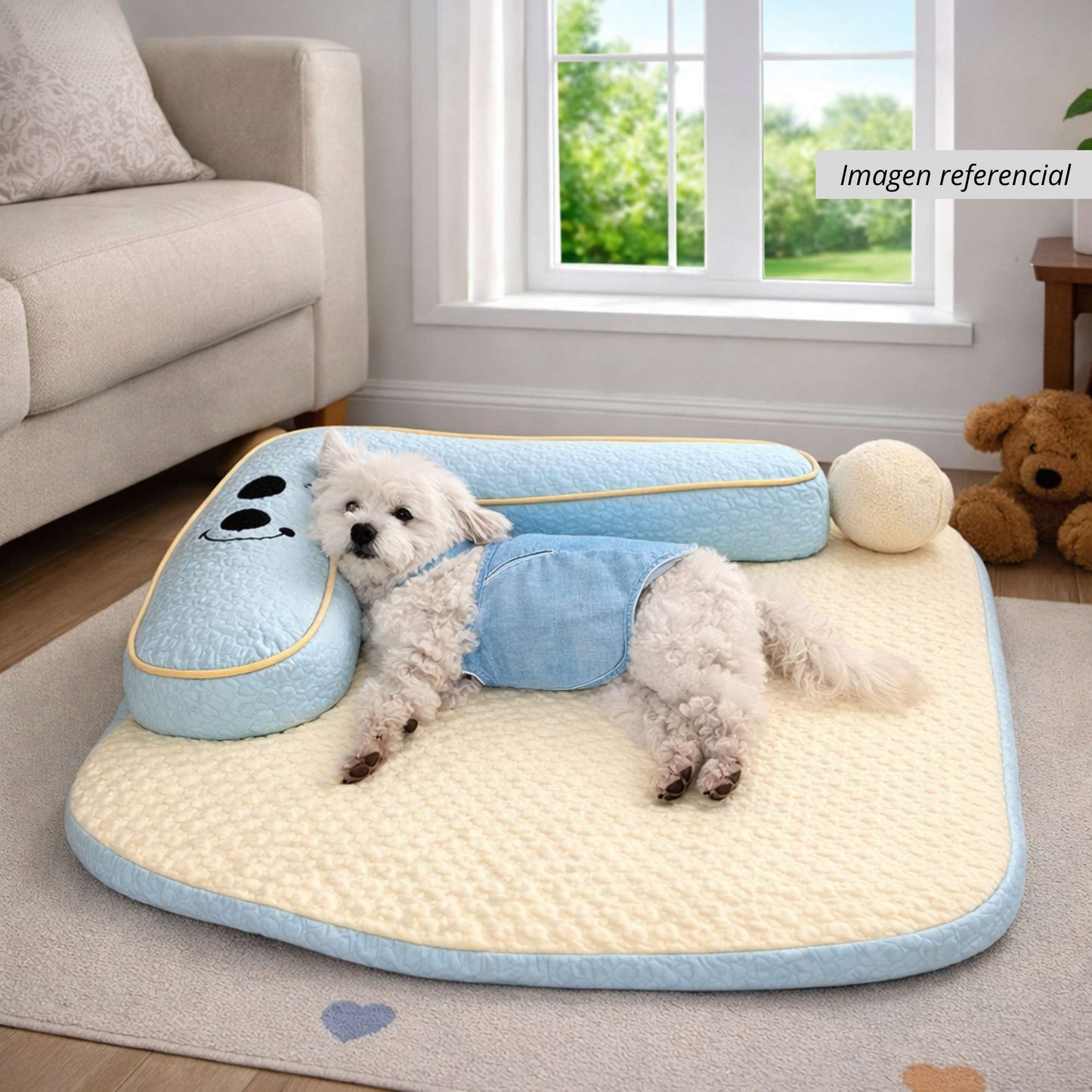 CozyPet – Cama Forma de L para Perros