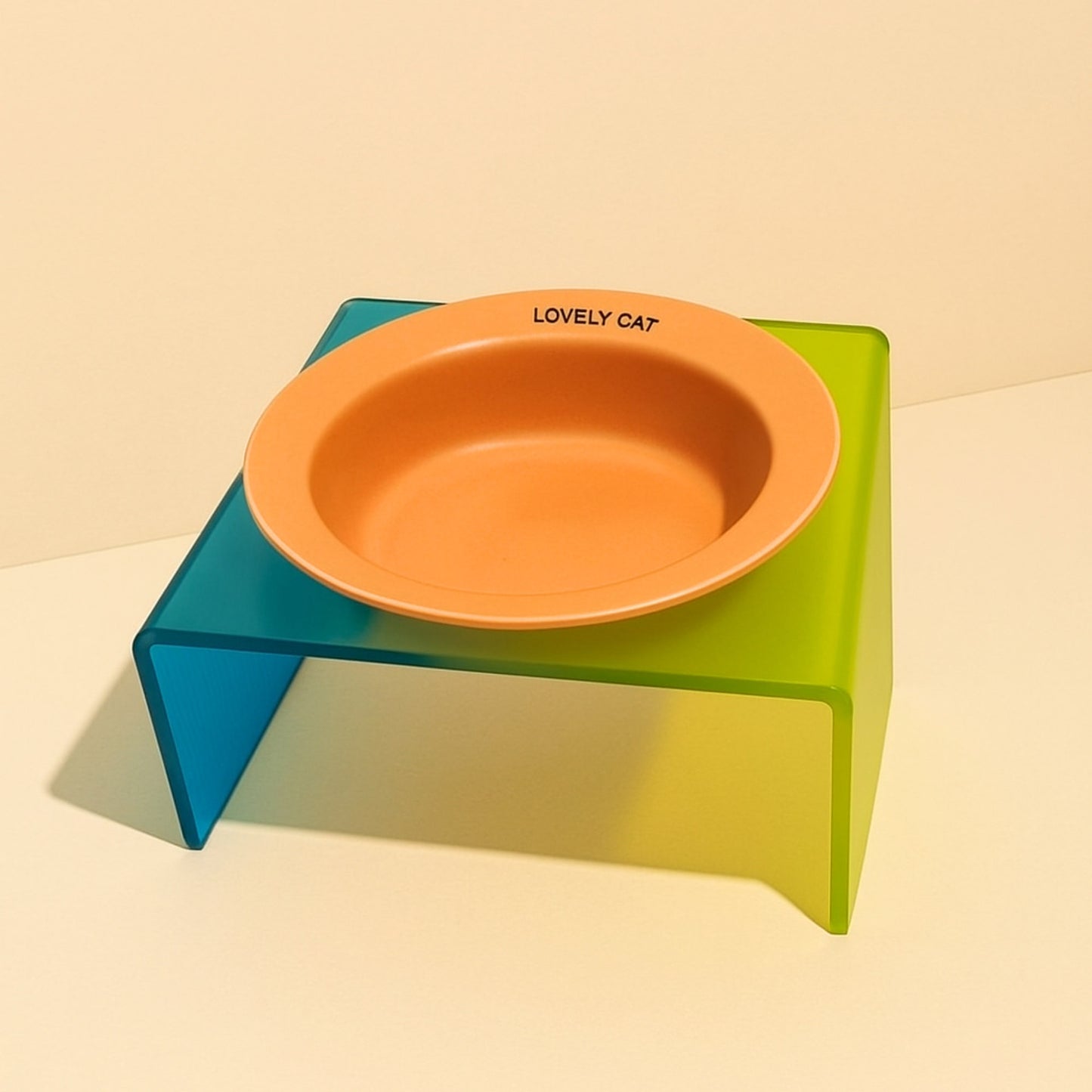 CeramiAcryl Bowl Comedero Elevado de Ceramica y Plastico