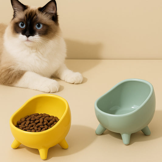 Orbipet – Plato Ergonómico de Cerámica Para Mascotas