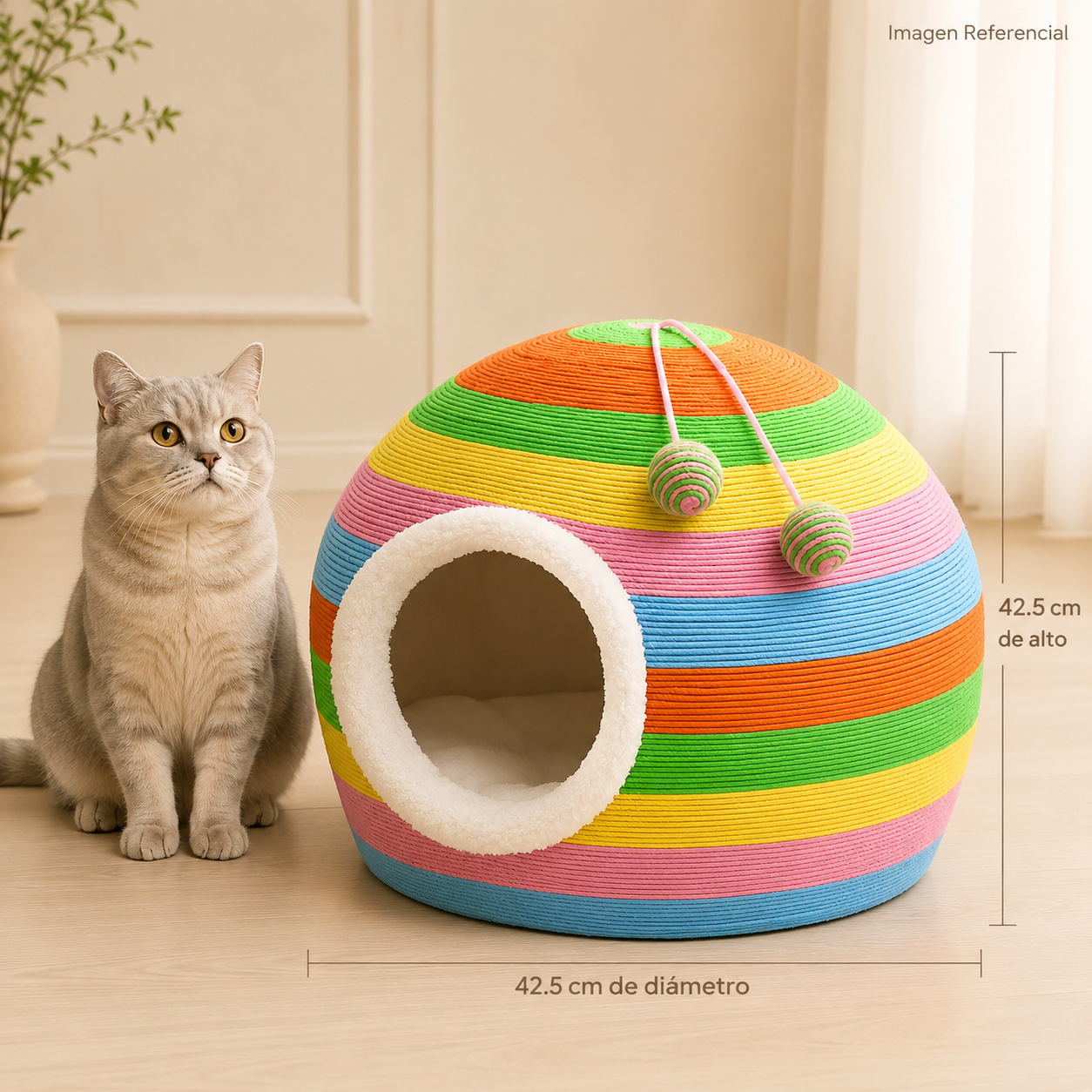 Nido Colorín- Casa para gatos