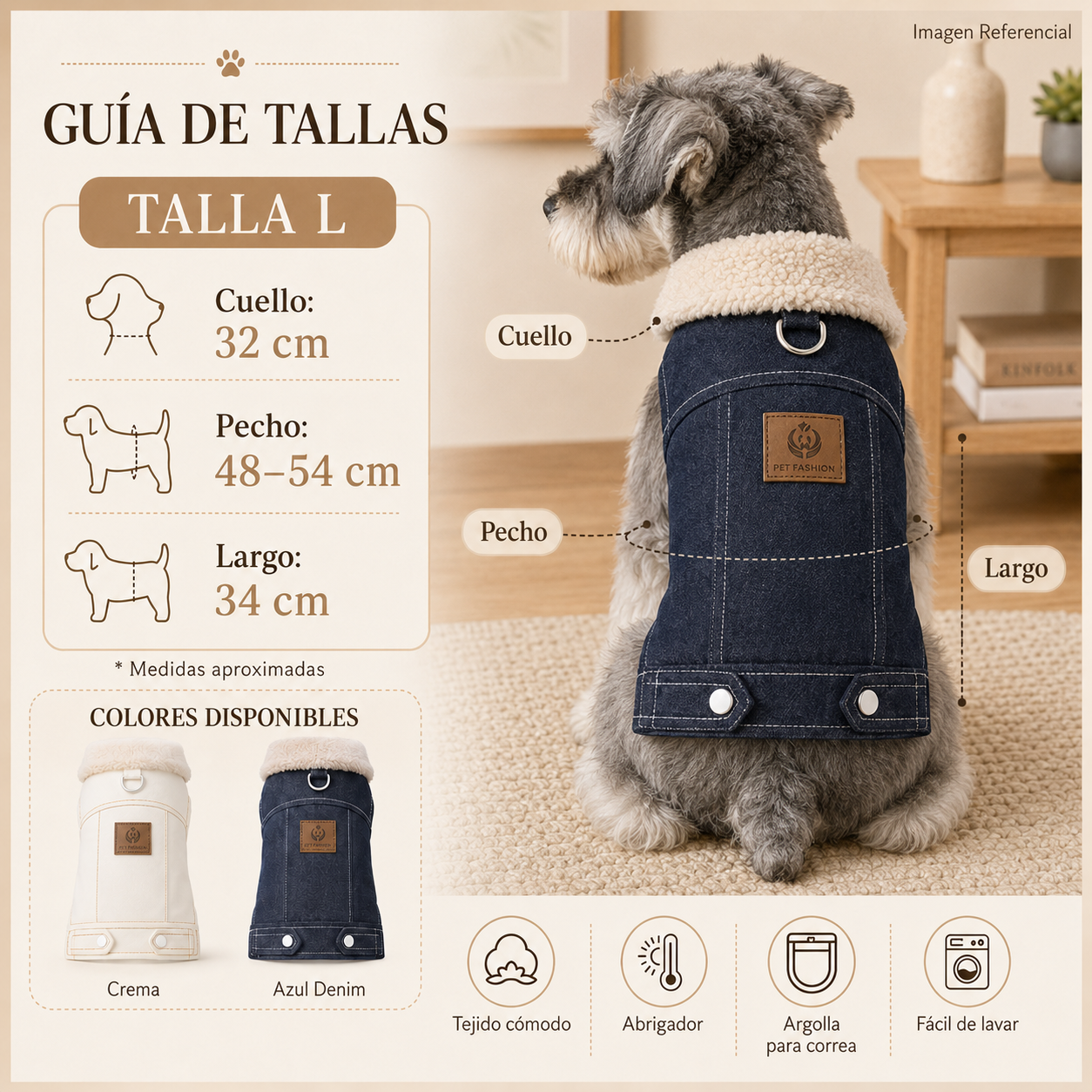 Urban Teddy Coat- Ropa para perros
