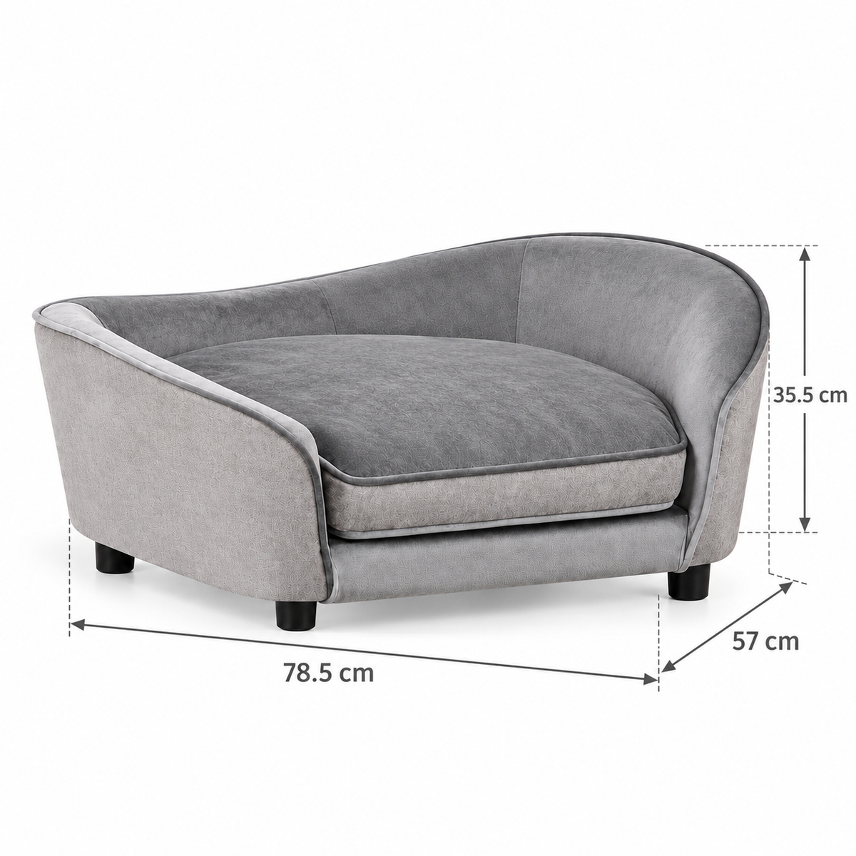 Silver Cama para perros y gatos