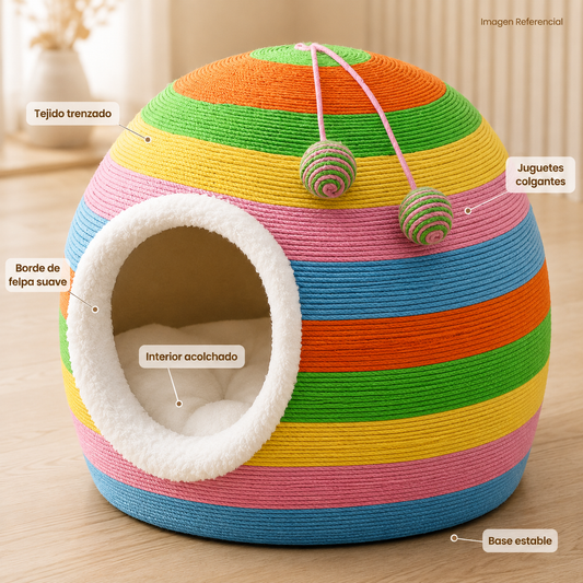 Nido Colorín- Casa para gatos
