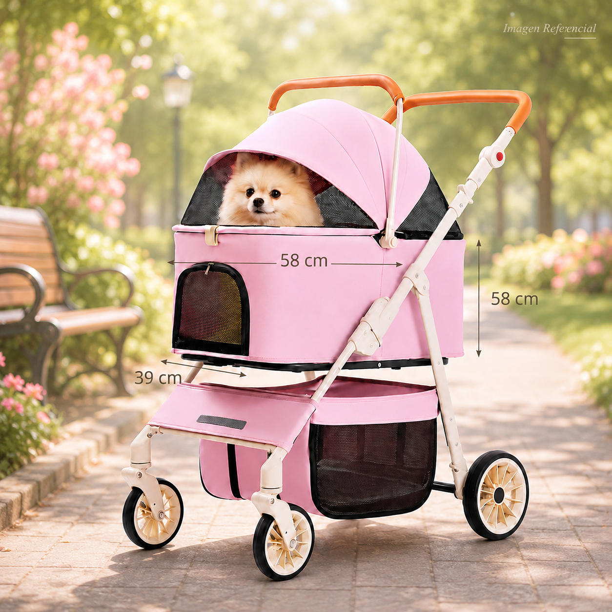 tukicoche- Coche Elegante Para Mascotas
