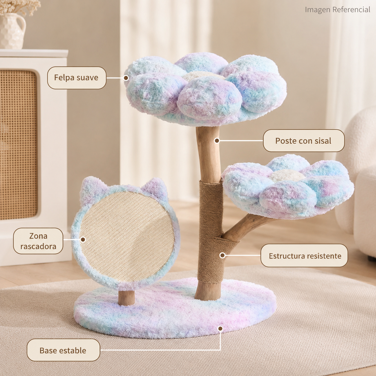 Árbol Dulce Miau- Cama para gato