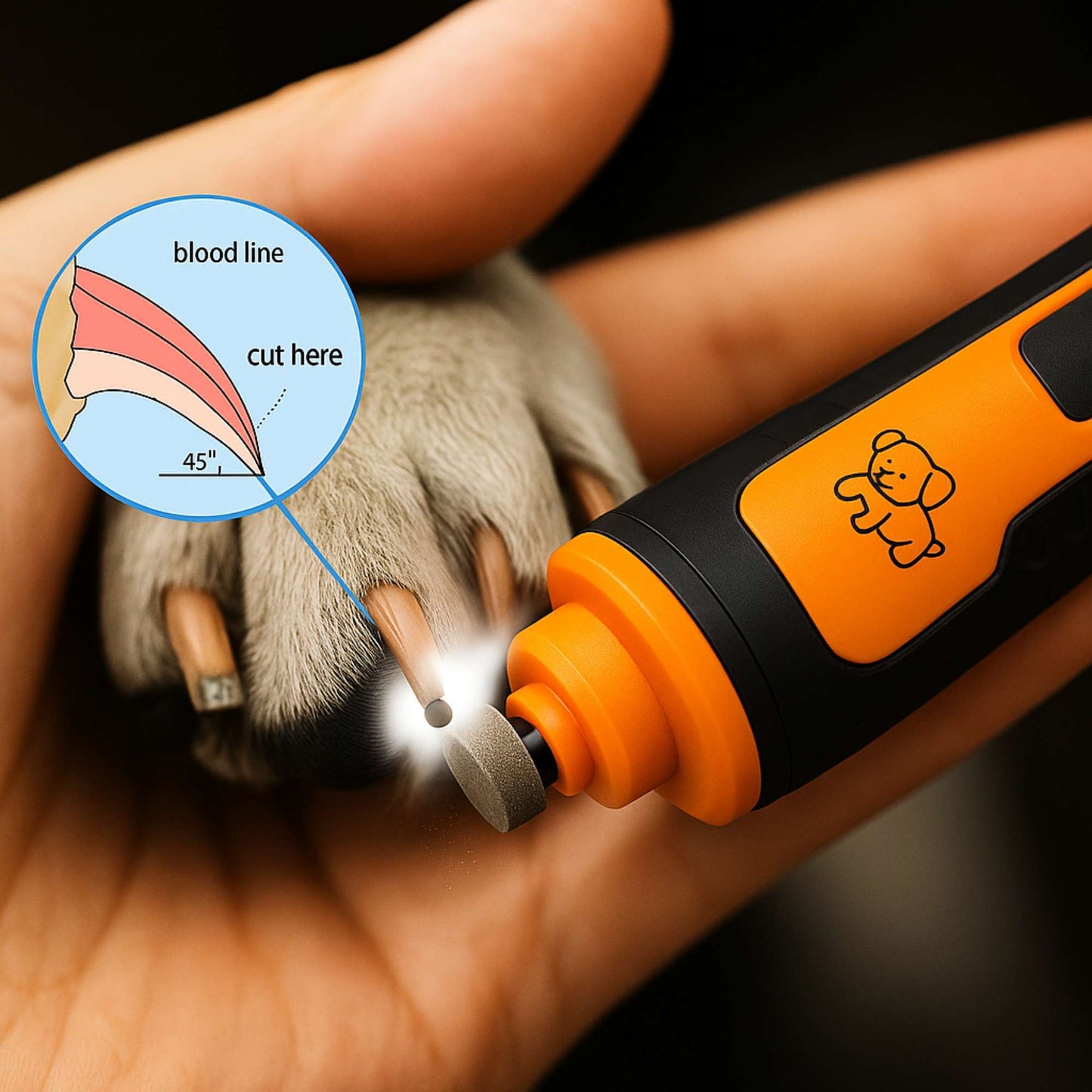 LimaPet Ultra - Lima de uñas eléctrica para mascotas