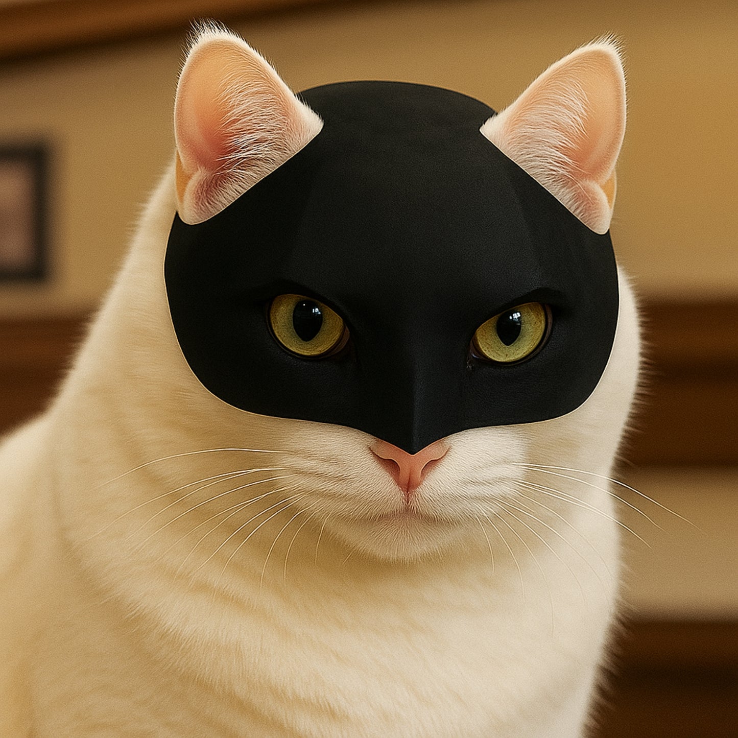 Máscara de Batcat- Disfraz de Mascota para Halloween