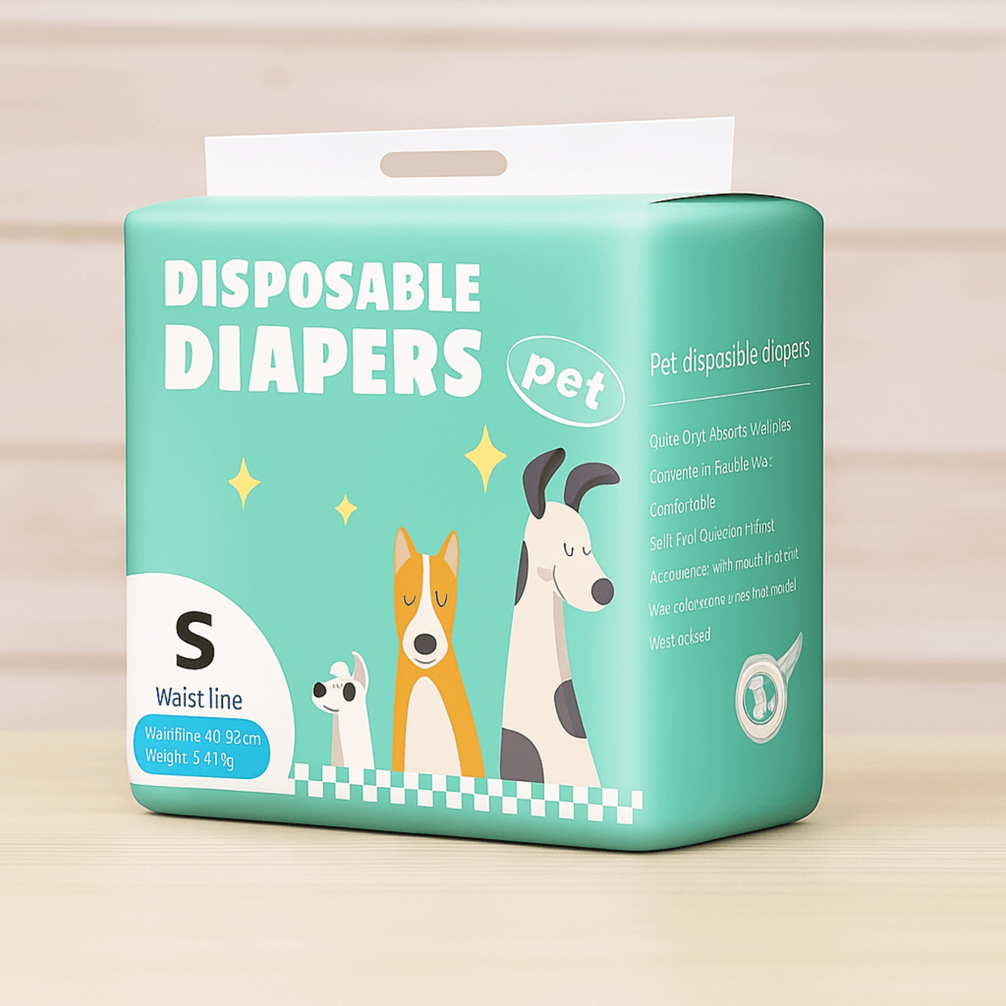 Pañal de Macho Para Perro - Talla S