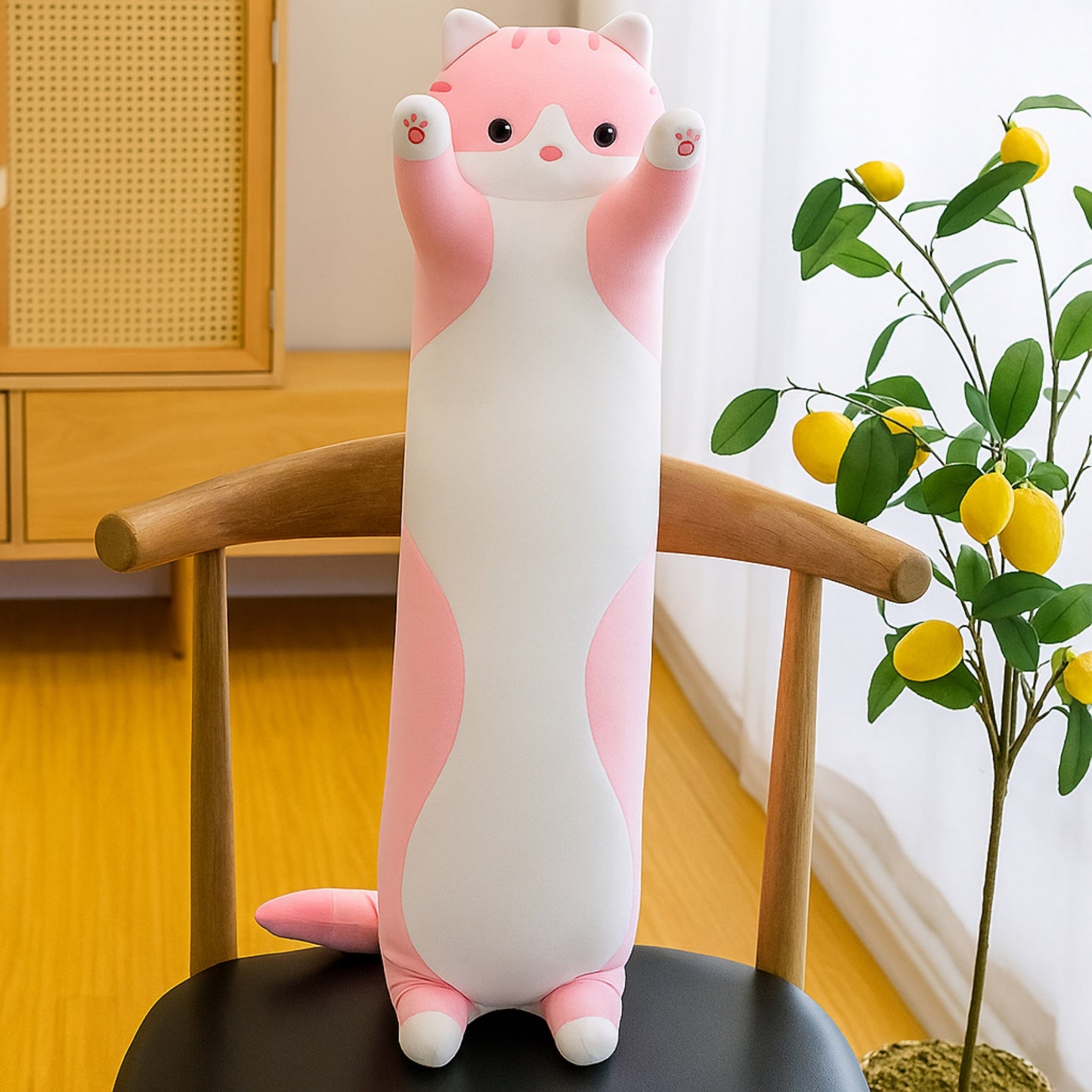 Peluche Gatuno HappyPaws – Juguete de Peluche para Perros