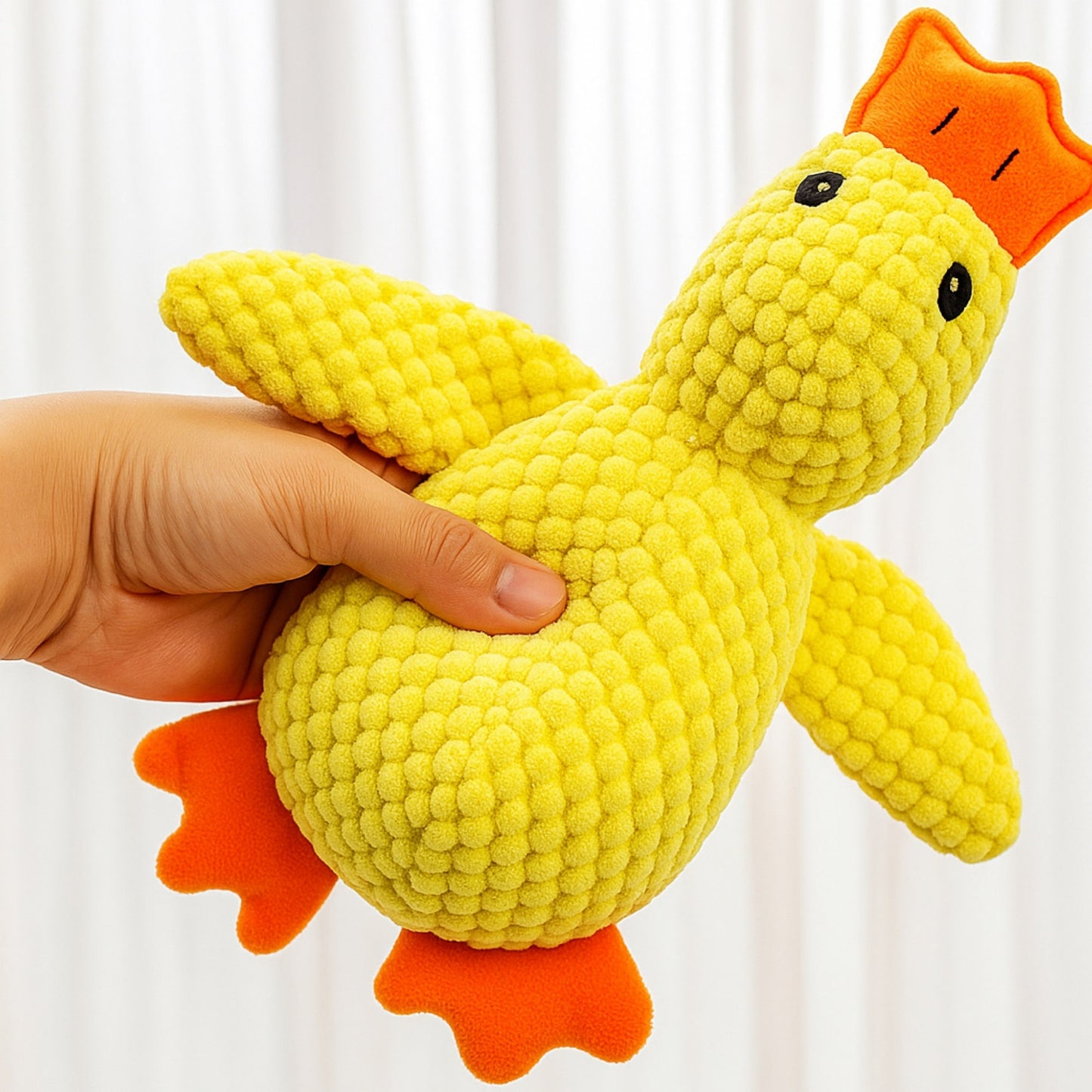 Pato Peluche Pequeño Suave – Juguete para Mascotas